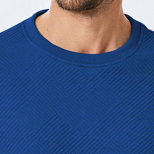 เสื้อสเวตเชิ้ตผู้ชายผ้าคอตตอนผสมแฟชั่นล่าสุด ขายส่งคุณภาพสูง สีสันตามสั่ง ทรงปกติ - Product Image 4