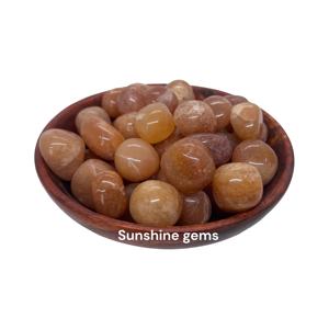 Vente en gros d'aventurine rouge naturelle polie Pierres dégringolées Cristaux de guérison pour décor de pierres précieuses sculptées Feng Shui - Product Image 6