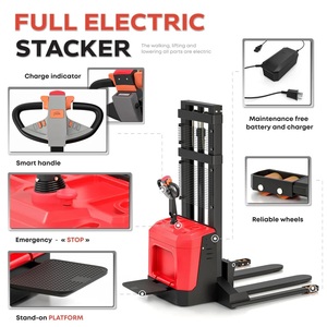 ACHETEZ MAINTENANT! Efficacité opérationnelle du transpalette motorisé ES-15PS 3300lbs - LIVRAISONS DANS LE MONDE ENTIER - Product Image 4