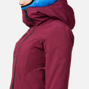 Vente en gros Veste en toile tricotée respirante et imperméable pour femmes Design personnalisé Coupe-vent d'extérieur à capuche souple chaude - Product Image 3