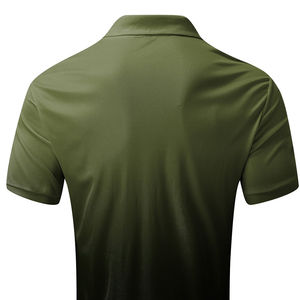 เสื้อยืดผ้าฝ้ายสำหรับผู้ชายแขนสั้นผ้าคอตตอนพิมพ์ลายปักผ้าโพลีเอสเตอร์100% หรูหราลำลองคลาสสิกแบบคลาสสิก - Product Image 6