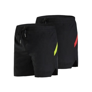 Pantalones cortos transpirables para correr para hombre, pantalones cortos de gimnasio con cintura elástica para maratón y deportes, envío DDP - Product Image 1