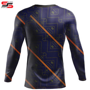 Camiseta Deportiva Sublimada Personalizada de Manga Larga para Hombre, Ropa Deportiva de Poliéster Premium para Adultos, Slider Sports 220g, Servicio OEM - Product Image 2