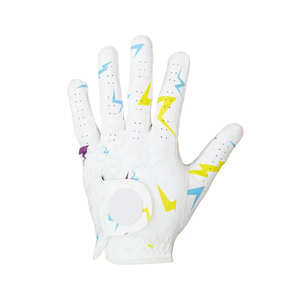 Gant de golf pour femme, main droite, pour golfeuse gaucher, avec marqueur de balle, en cuir, poignée premium, doux, gant de golf pour femme, faible MOQ - Product Image 4