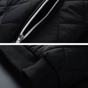 Veste d'hiver matelassée personnalisée pour homme, légère, en nylon, col montant, respirante, grandes tailles, fabricant OEM en gros - Product Image 5