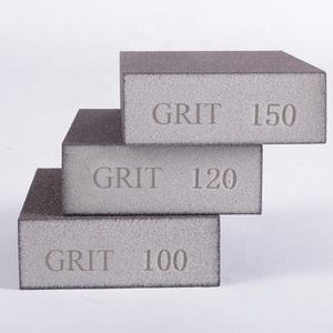 DMS Molhado Seco Quadrado Macio Dupla Face Óxido De Alumínio Abrasivo Mão Lixa Esponja Blocos De Polimento De Espuma Folha De Lixa - Product Image 1