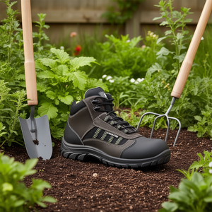 Botas de Seguridad Danube S3 SRC EN20345 Talla 41 Negras/Marrón con Forro de Cuero/Textil, Guantes y Equipo de Protección para Jardinería - Product Image 3