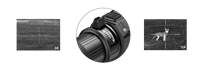 Télescope thermique de vision nocturne monoculaire avec télémètre laser, résolution 384*288 50 mm, grossissement 4X-12X, fréquence d'images 50 Hz