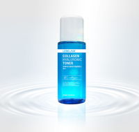 Tonique liquide coréen hydratant au collagène + peptides d'acide hyaluronique, hydratation intense, rajeunissement, anti-âge, raffermissant, lotion pour le visage