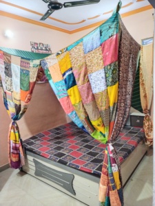 Latest Designed Front Patch Silk <b>Canopy</b> <b>Tent</b> Chic Wedding Hippie Floral Bohemian Style Boho Bed <b>Canopy</b> Mosquito Net Bed <b>Canopy</b> - Product Image 6