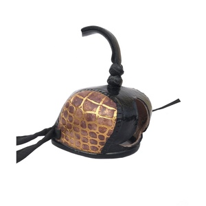 Ensemble de capuchon de fauconnerie, design arabe, capuchon de faucon en cuir avec sac de transport, cuir avec bretelles en nylon, 2026 - Product Image 2