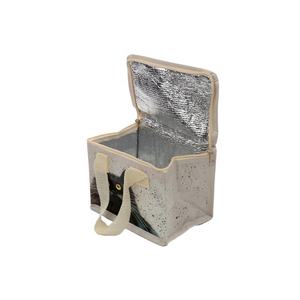 Logotipo personalizado impreso ecológico reutilizable PP tejido Cooler Bag Plastic Shopping Tote Lunch Bag con la característica del bolso - Product Image 3