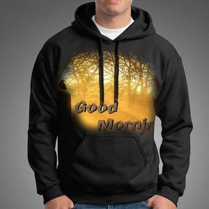 Sweat à capuche personnalisé hip-hop surdimensionné en polaire épaisse et lourde en coton 100% de qualité supérieure pour hommes - Product Image 4