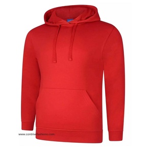 <b>Men's</b> High Quality Custom 320g Heavy Weight Fleece Pullover <b>Hoodie</b> Regular Fit Warm Sweatshirt Lined Hood Pocket Solid Spring - Product Image 2