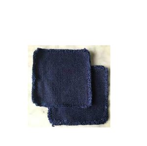 Tapis de Table antidérapant en tissu de lin et dentelle imprimé, dessous de verre, Jute, pompons, isolation thermique, artisanat naturel - Product Image 5