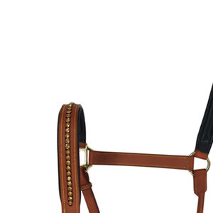 Licou en cuir de selle anglaise fabriqué à la main de qualité supérieure réglable Durable doux rembourré élégant Design confortable pour l'entraînement quotidien - Product Image 3