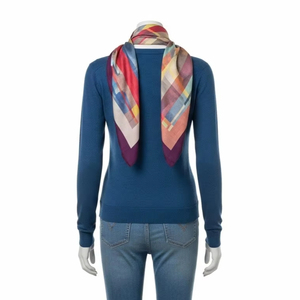 Écharpes carrées tendance pour toutes les saisons, en polyester, douces, légères, respirantes, pour un usage quotidien, accessoires modestes, vente en gros - Product Image 3