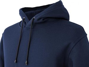 Warm Cotton Fleece Hoodie <b>For</b> <b>Men</b> Streetwear Style Hoodie Cotton Fleece With Adjustable Drawstring - Product Image 4