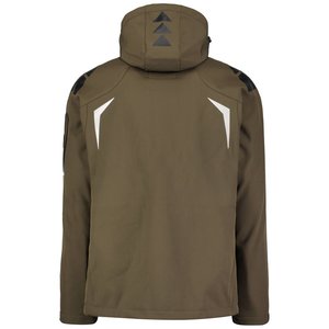 Nueva ropa deportiva transpirable con capucha, chaqueta Softshell de ajuste relajado para hombres, chaqueta elegante con cremallera de alta calidad con logotipo personalizado - Product Image 2