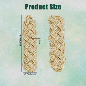 อินทรธนูถักสะพายไหล่คุณภาพพรีเมียมสายรัดไหล่แต่งได้ตามต้องการสำหรับเครื่องแต่งกายและงานอีเว้นท์ - Product Image 3