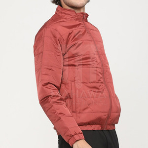 Blouson matelassé respirant et écologique pour homme, modèle 2025, le plus vendu, avec col montant de haute qualité et logo frontal, idéal pour l'hiver - Product Image 4