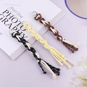 Nouveauté : Porte-clés élégant en corde de polyester, accessoires cool à nœuds pour téléphone portable et sac - Product Image 4