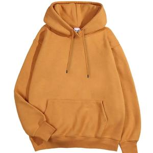 เสื้อกันหนาวลำลองมีฮู้ดสำหรับผู้หญิงสีพื้นเสื้อฟลีซวินเทจฮิปฮอปแบบ DIY เสื้อฮู้ดแบบหลวมให้ความอบอุ่นด้านหน้าฤดูหนาวสีต่างกัน - Product Image 4