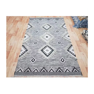 Tapis en peluche abstraits modernes les plus vendus avec broderie douce et luxueuse, adaptés aux animaux domestiques et design réversible - Product Image 5