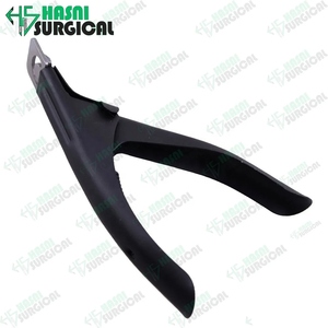 Coupe-ongles manuel en acier inoxydable de haute qualité pour manucure, outil de coupe d'ongles en acrylique, coupe-ongles chirurgical Hasni, logo et couleur personnalisés - Product Image 6