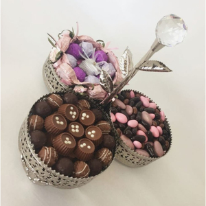 Décoration de table d'anniversaire de mariage, plat de service en chocolat et plateaux pour accessoires de cuisine - Product Image 5