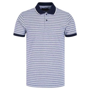 Vente en gros de haute qualité respirant confortable stock hommes polyester tissu polo été revers manches courtes polo t-shirts. - Product Image 1