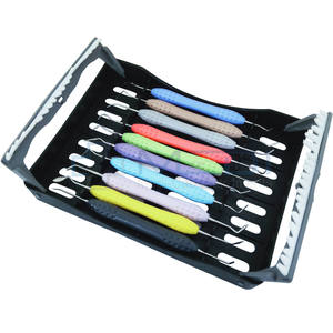 Kit d'instruments de remplissage en composite dentaire avec 10 instruments manuels en acier inoxydable pour usage dentaire professionnel - Product Image 4
