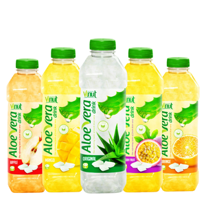 Venta al por mayor de refrescos y etiqueta privada OEM - 100% Pure Aloe Vera Natural 1 litro botella de agua de jugo de mango-muestra gratis - Product Image 6