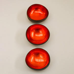 Fournisseur vietnamien bols décoratifs en laque prix compétitif bol en noix de coco laqué artisanal - Product Image 6