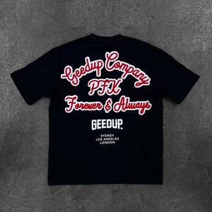 Camisetas estampadas de gran tamaño para mujer, camisetas de algodón de verano de calle alta a la moda para hombre, Camiseta de algodón de gran tamaño 100 algodón - Product Image 1