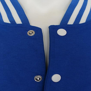 Veste d'université de baseball en tricot polaire de haute qualité pour hommes OEM Design rétro vintage saison d'hiver confortable manteau de grande taille - Product Image 3