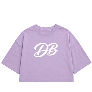Camiseta Corta Extra Grande Personalizada para Mujer, Camiseta de Algodón Estilo Urbano, Impresión de Logotipo Personalizado, OEM ODM, Ropa Casual de Moda - Product Image 5