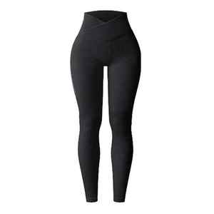 Venta al por mayor de color blanco Leggings de yoga para Mujer | Spandex / Nylon Active Wear | Nueva llegada Trending 2024-25 Ropa para las mujeres - Product Image 5