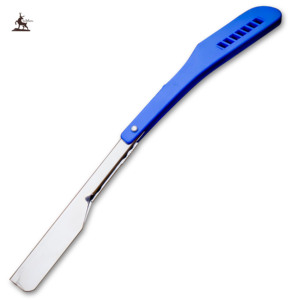 Maquinilla de afeitar recta de acero inoxidable de hoja única compatible con OEM personalizada para afeitado facial y corporal - Product Image 4