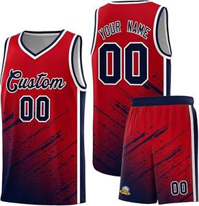 Uniforme de basket-ball sublimé personnalisé OEM livraison rapide maillot et short légers respirants taille plus bas quantité minimale de commande - Product Image 3