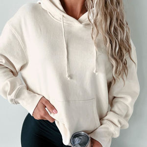 Women's Casual Oversize Hoodie Heavyweight 500 Plus Gsm New Plane Hoodies Thick Warm Women Hoodie and sweatshirts - Product Image 5