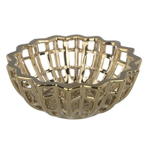 Haute qualité meilleurs bols décoratifs en aluminium salade Snack fruits et noix bol de service Table à manger décor bol de service en gros - Product Image 4