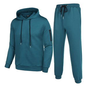 Survêtements pour hommes Ensemble 2 pièces Automne Hiver Mode décontractée Tenues de jogging imprimées avec lettres Survêtements à capuche Tenue de survêtement - Product Image 5