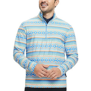 Chaqueta Deportiva Sublimada con Media Cremallera para Hombre, Chaqueta Sublimada Personalizada con Media Cremallera para Uso en Exteriores y Gimnasio - Product Image 2