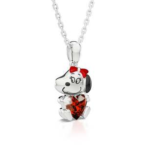 จี้สร้อยคอเงินแท้รูปหัวใจลูกสุนัข Jeulia Hug Me Sweet on You - Product Image 2