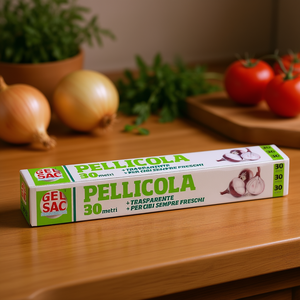 Envoltura de Plástico Transparente 430307 Gel Sac 30 Mt H.29 cm 9 Micrones, Película Desechable para Alimentos, Nueva Versión - Product Image 3