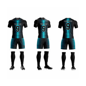 Uniforme de Fútbol Unisex para Adultos, Ligero, de Secado Rápido, Ecológico, 100% Poliéster Transpirable de Alta Calidad, Fabricante de Pakistán - Product Image 4