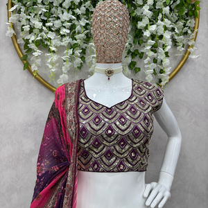 Hevay บูติก lehenga choli อินเดีย lehenga choli ออกแบบแฟนซี lehenga choli สำหรับสุภาพสตรี - Product Image 2