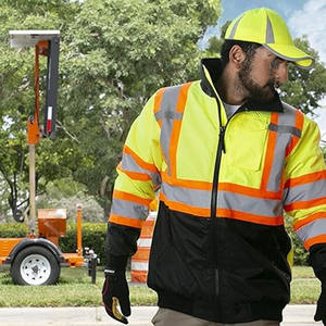 Ropa personalizada de alta visibilidad Venta al por mayor Ropa DE TRABAJO reflectante Chaleco DE SEGURIDAD Construcción con bolsillos para hombres - Product Image 5