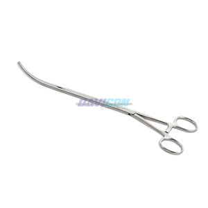 Pinza Toracoscópica DeBakey de Acero Inoxidable, Curva de 65mm, Mandíbulas Atraumáticas 1x2, Eje de 10mm con Bloqueo, Longitud de Trabajo de 17cm (10.25'') - Product Image 3